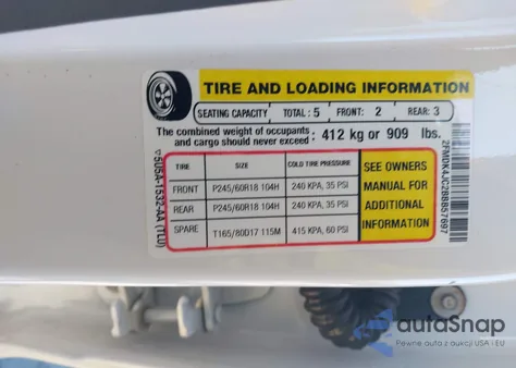 2011 Ford Edge Sel z USA, uszkodzony, nr VIN 2FMDK4JC2BBB57697